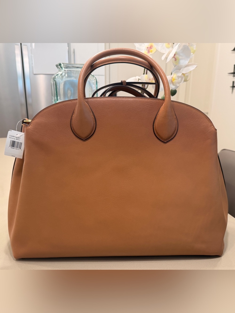 RARE Coach Empire Carryall Bag 48 in Honey Brown Natural Full Grain Leather NWT - Picture 2 of 5